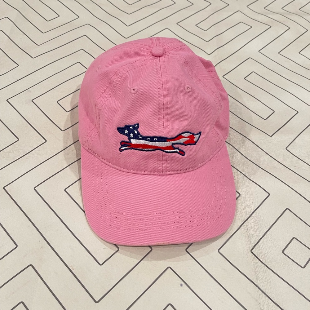 Country Club Prep Pink American Flag Fox Hat